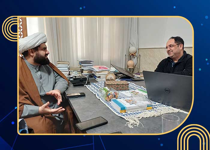 دیدار مسئولین آکادمی امام صادق علیه السلام با دکتر علیرضا هزار